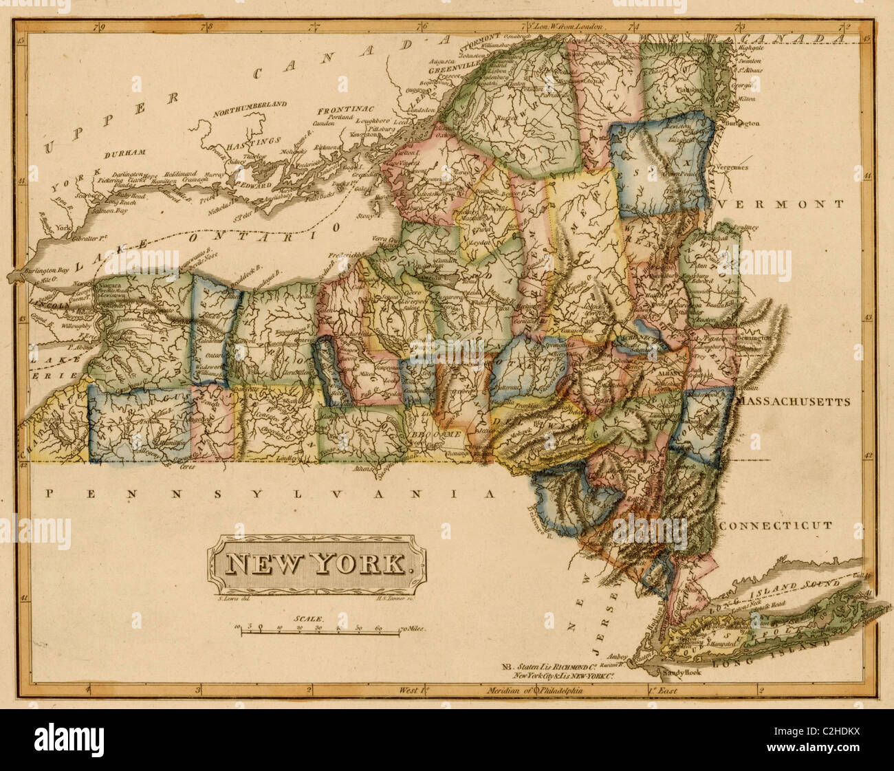 New York - 1817 Stockfoto