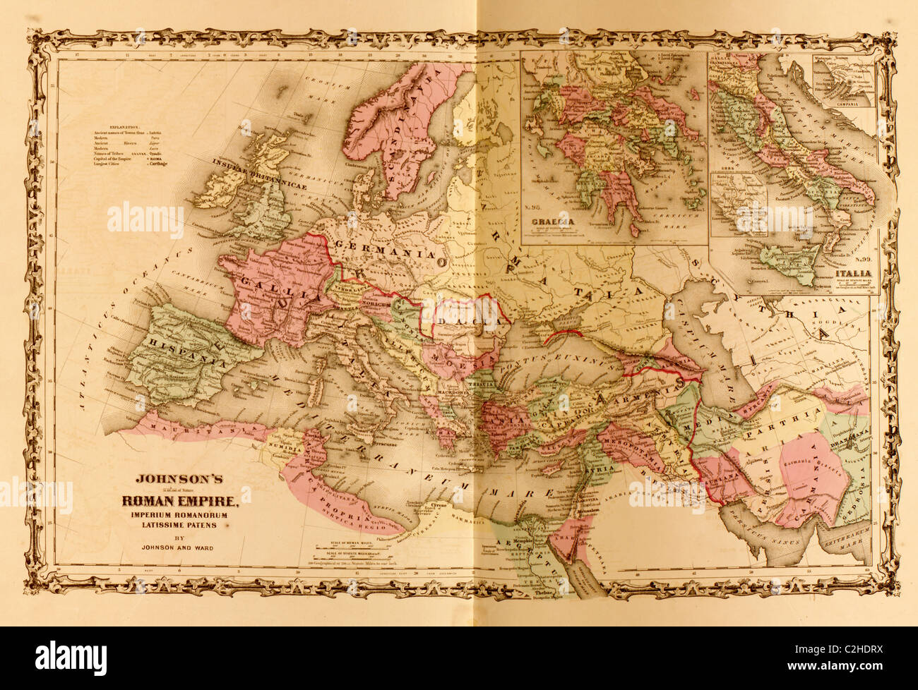 Römisches Reich Stockfoto