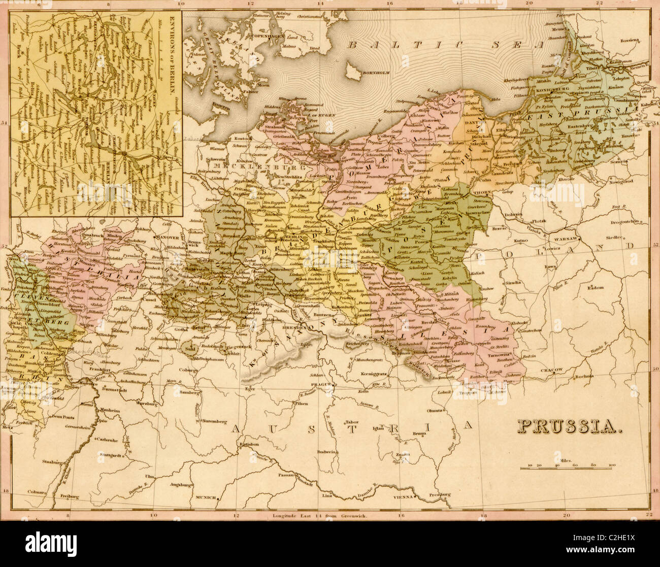 Preußen - 1844 Stockfoto