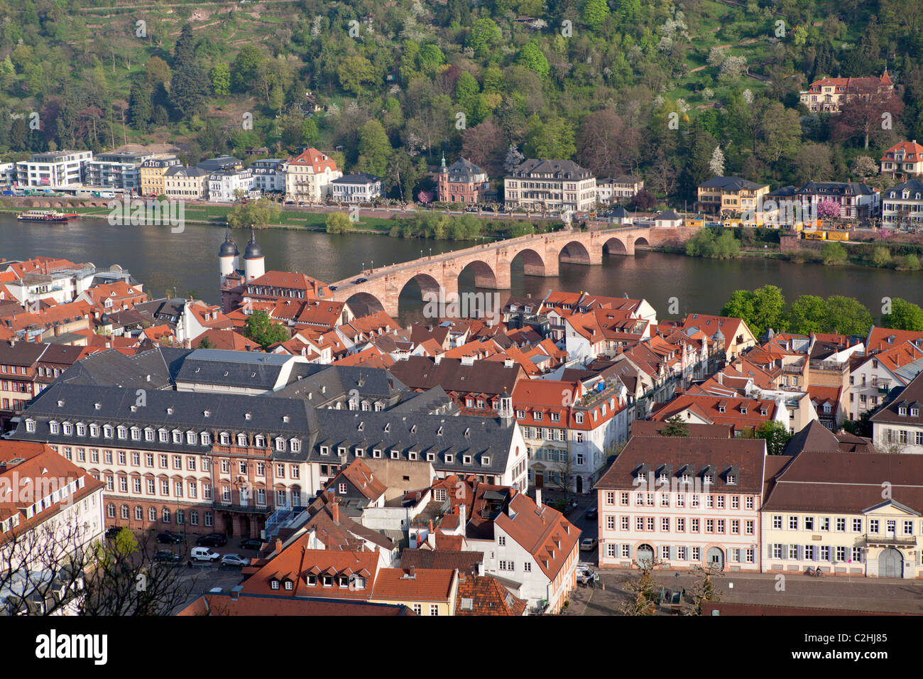 alte Brücke, Heidelberg, Baden-Württemberg, Deutschland Stockfoto