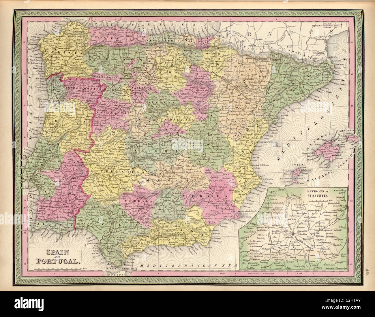 Portugal karten Fotos und Bildmaterial in hoher Auflösung Alamy