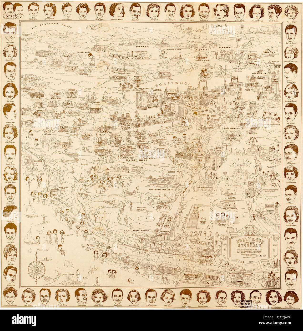 Hollywood-Stars Stockfoto