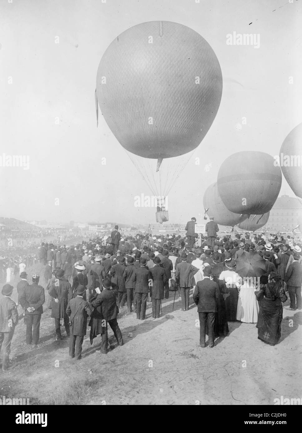 Berlin-Ballon-Wettfahrt Stockfoto