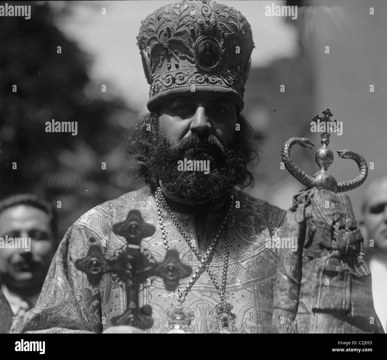 Griechisch orthodoxe Kirche Bischof Stockfotografie Alamy