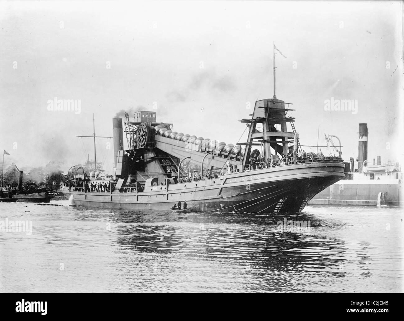 Bagger, die bis zu 50 Fuß graben können Stockfoto