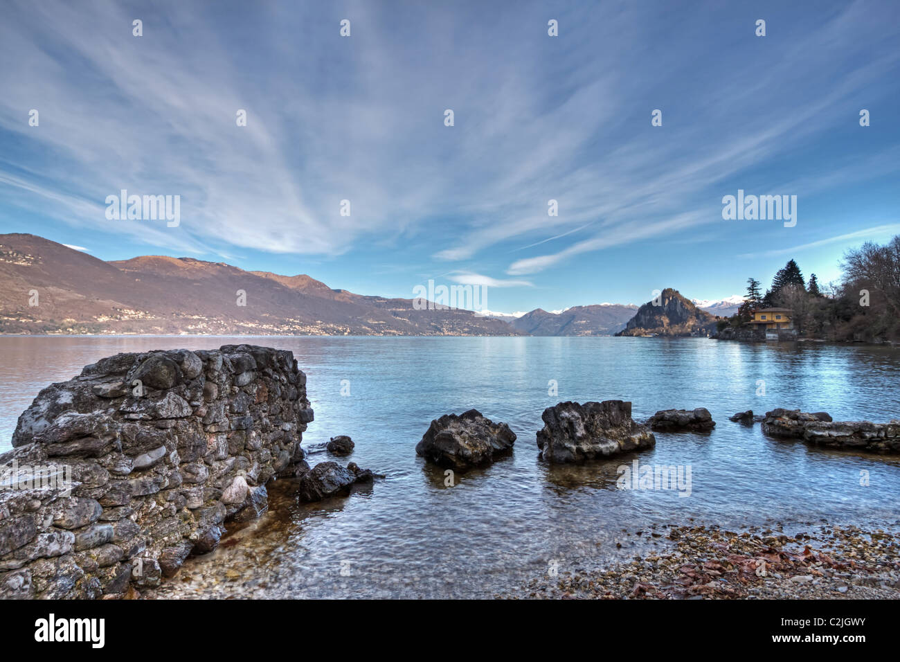 Lago Maggiore Stockfoto