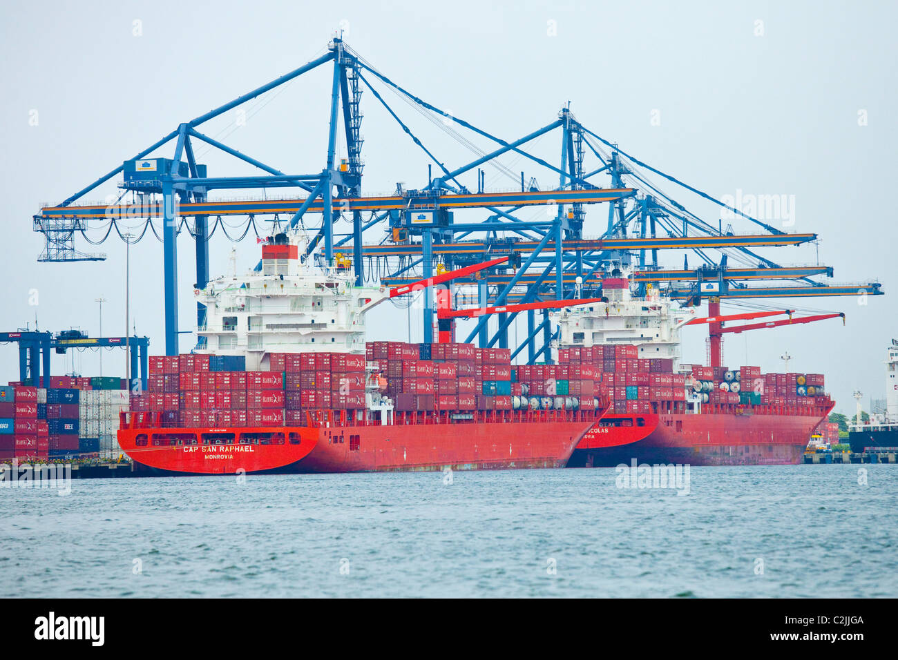 Hafen von Cartagena, Kolumbien Stockfoto