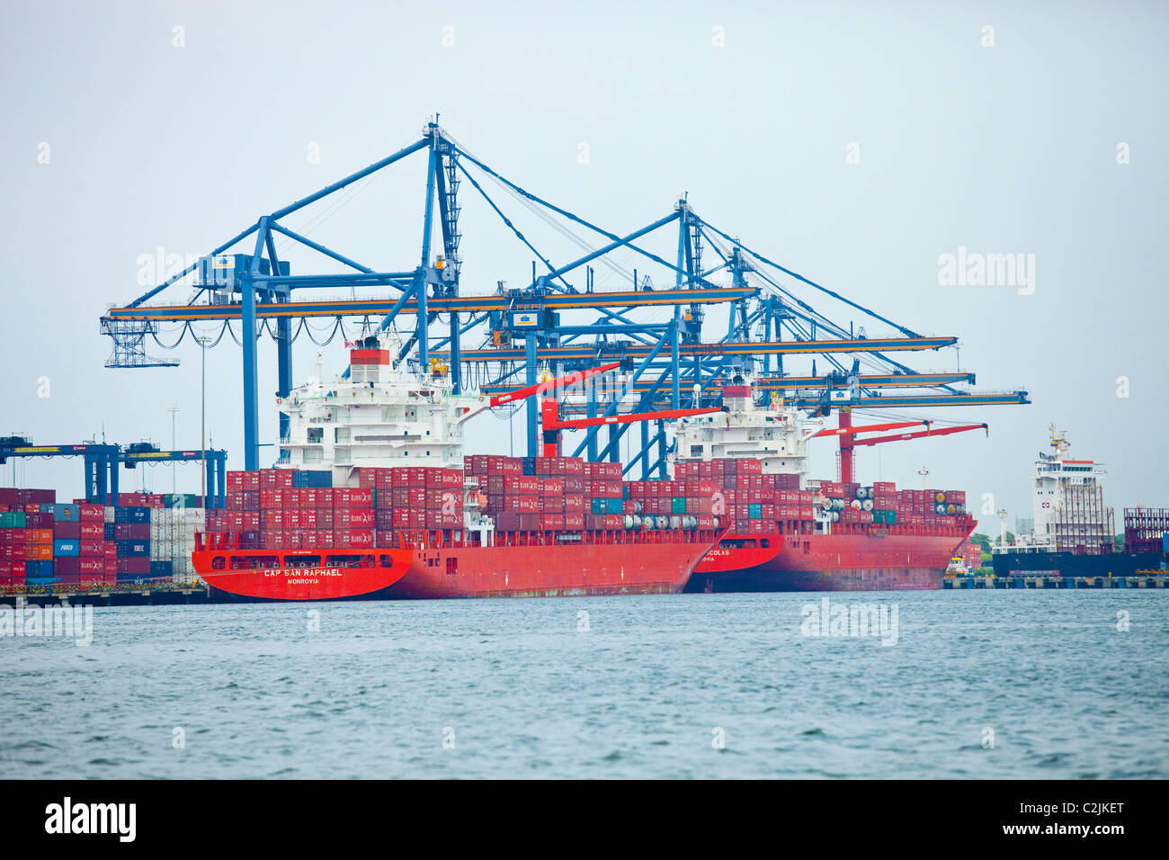 Hafen von Cartagena, Kolumbien Stockfoto