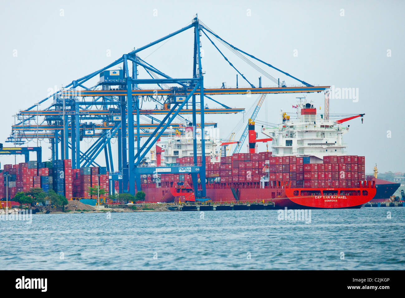 Hafen von Cartagena, Kolumbien Stockfoto