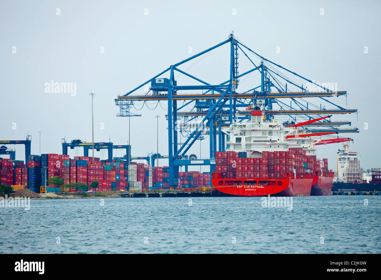 Hafen von Cartagena, Kolumbien Stockfoto