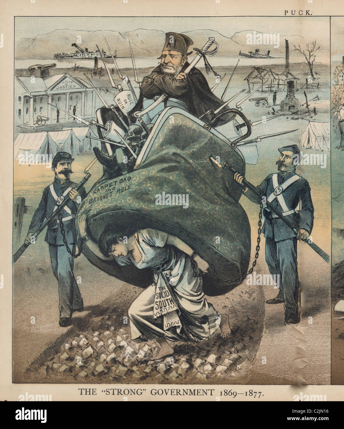 Die "Strong" Regierung 1869-1877--die'schwachen' Regierung 1877-1881 Stockfoto