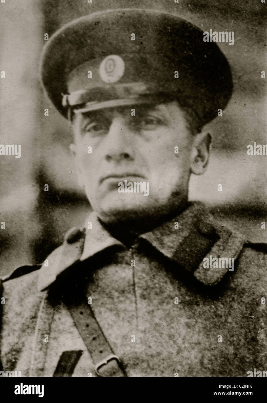 Admiral Koltschak, Kommandant der weißen Kräfte in Russland Stockfoto