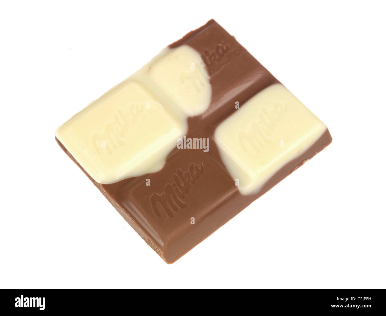 Happy Cow Tafel Schokolade Milka Stockfoto