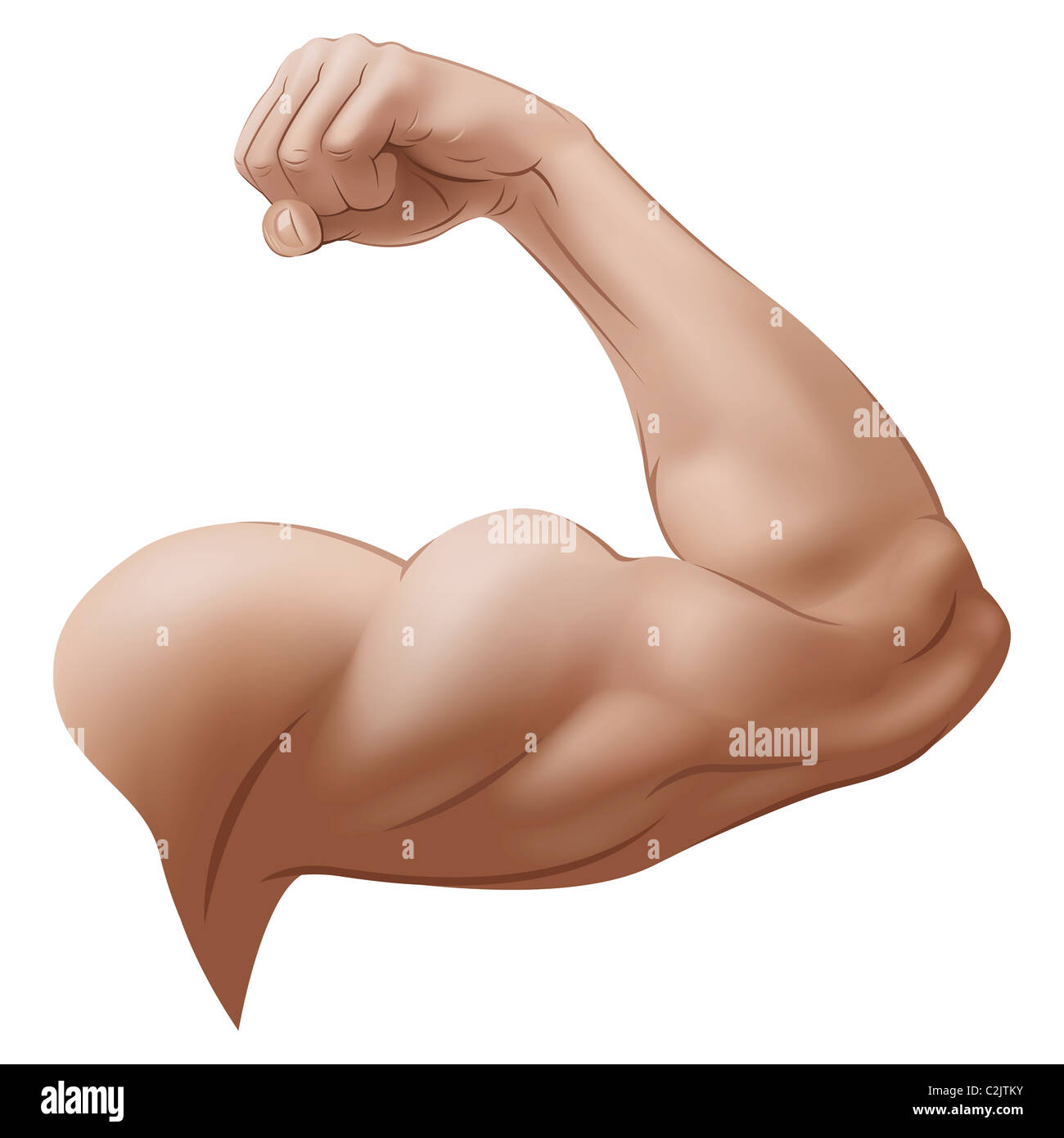 Mannes Arm Stockfoto