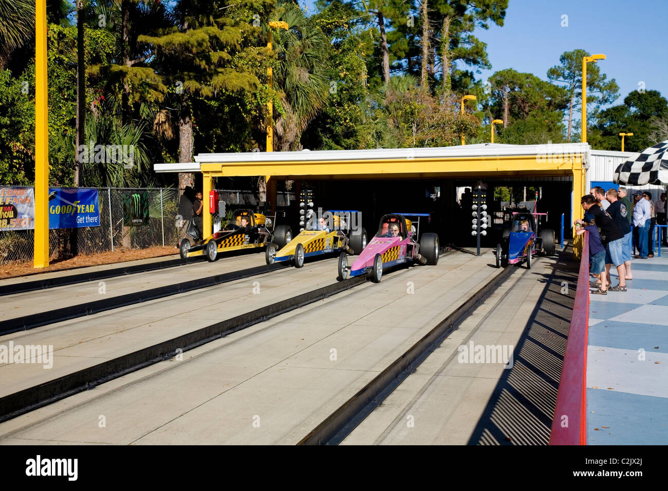 "Nitro Alley" bei Speedpark Motor Sports, Daytona Beach, FL Stockfoto