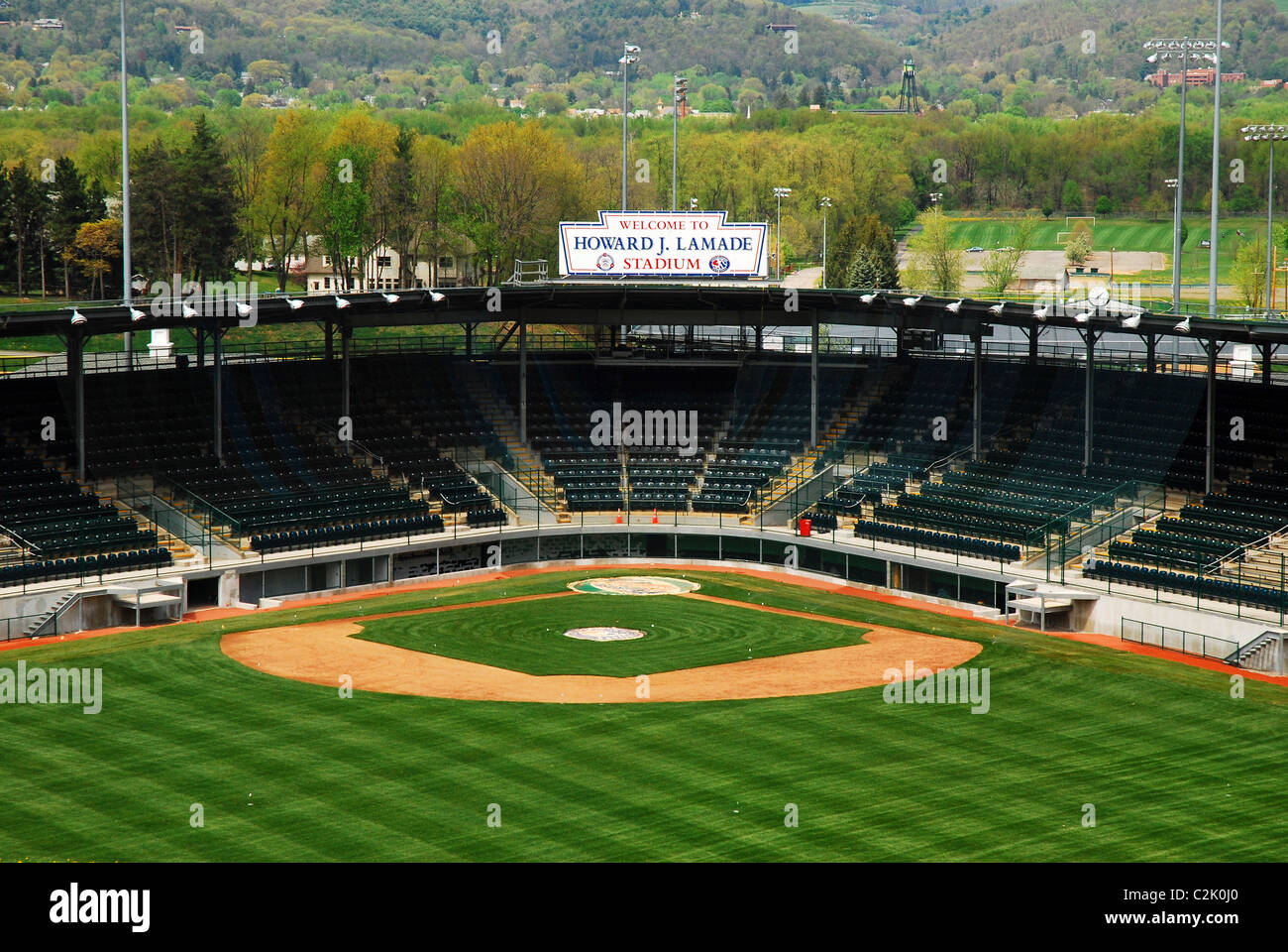 Die Howard J LaMade Field in Williamsport, PA, Heimat der Little League World Series Stockfoto