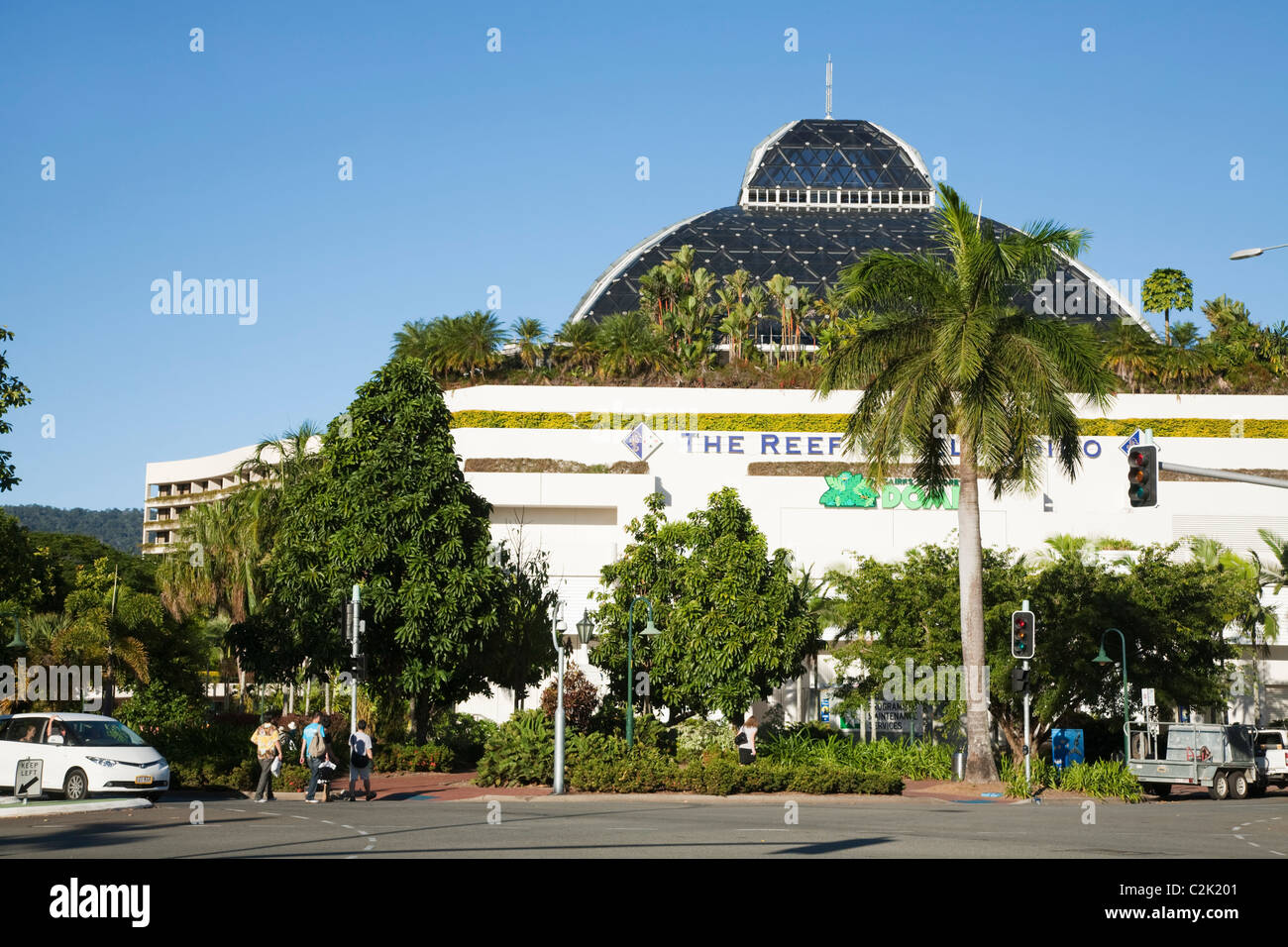 Das Reef Hotel Casino. Cairns, Queensland, Australien Stockfoto