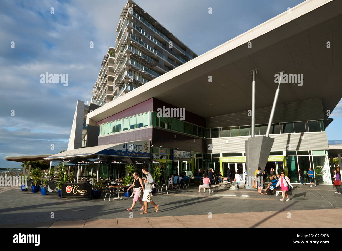 Reef Terminal - Kreuzfahrten mit der Ausgangspunkt für das Great Barrier Reef. Cairns, Queensland, Australien Stockfoto