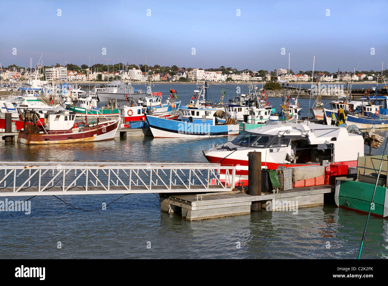 Hafen von Royan in Frankreich, Region Charente-Poitou, Departement Charente Maritime Stockfoto