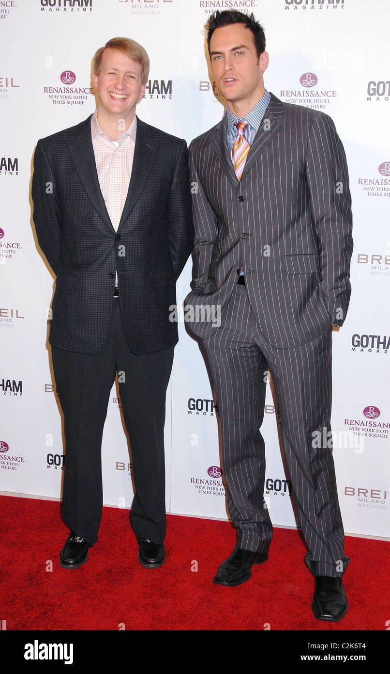 David Marriott und Cheyenne Jackson Gotham magazine feiert den neuen