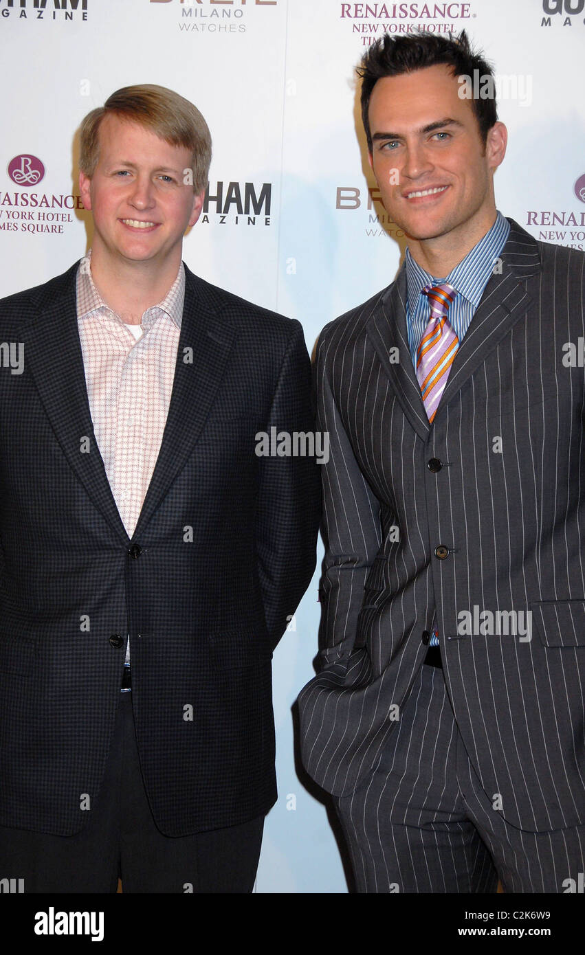 David Marriott und Cheyenne Jackson Gotham magazine feiert den neuen