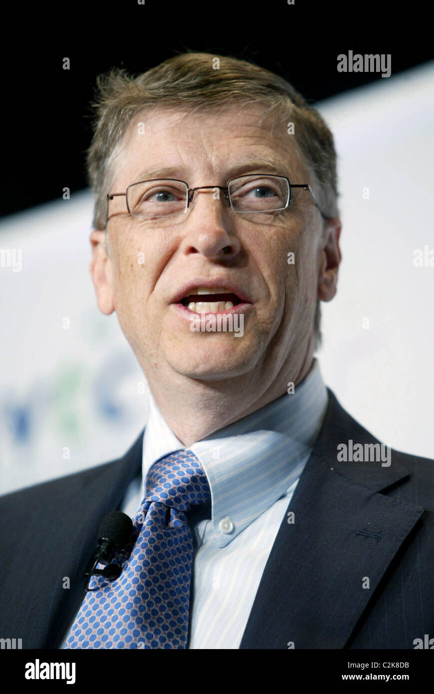 Bill Gates The Northern Virginia Technologierat befasste ausgehende Microsoft Chairman Bill Gates auf dem Capital Hill Stockfoto
