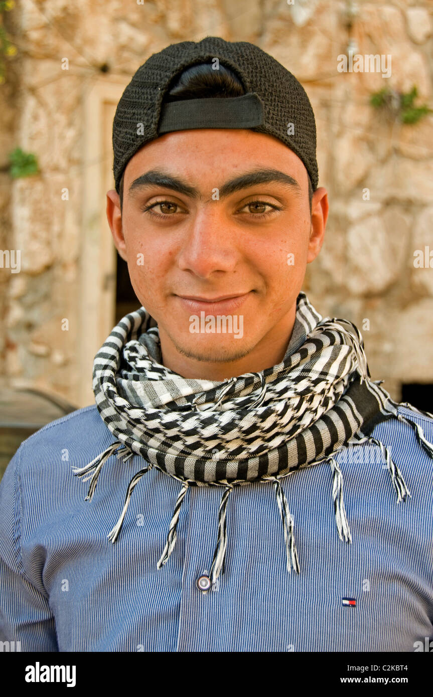 Tartus Tartous Syrien junge Mann Teen Teenager Arabische Stockfoto