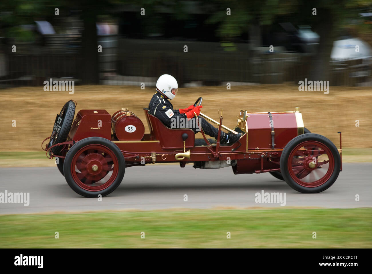 Oldtimer-Rennwagen beim Goodwood Festival of Speed, Sussex, UK Stockfoto
