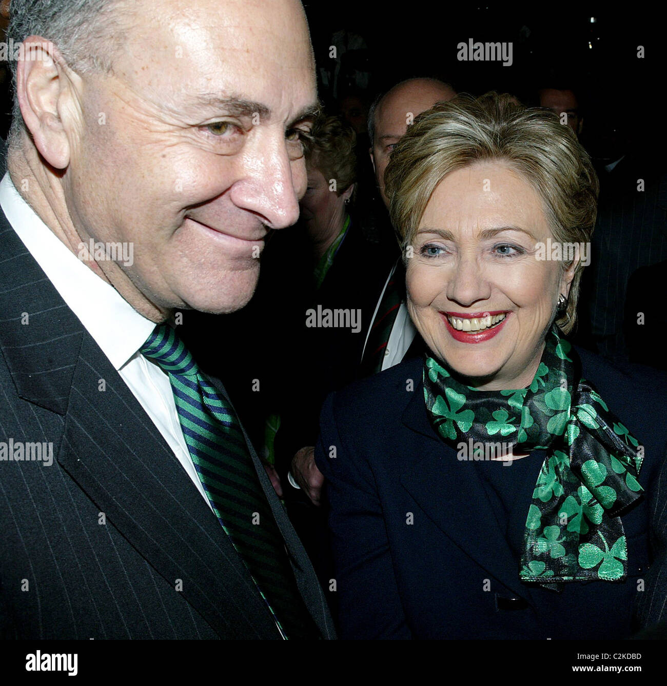 Chuck Schumer, Hillary Clinton Lt. Gov. David A. Paterson ist vereidigt als Gouverneur von New York State Capitol Albany, New Stockfoto