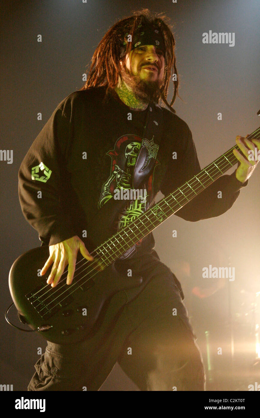 Korn, die live im Konzert in Carling Academy Brixton London, England - 03.03.08 Stockfoto Korn, die live im Konzert in Carling Academy Brixton London, England - 03.03.08 Stockfoto