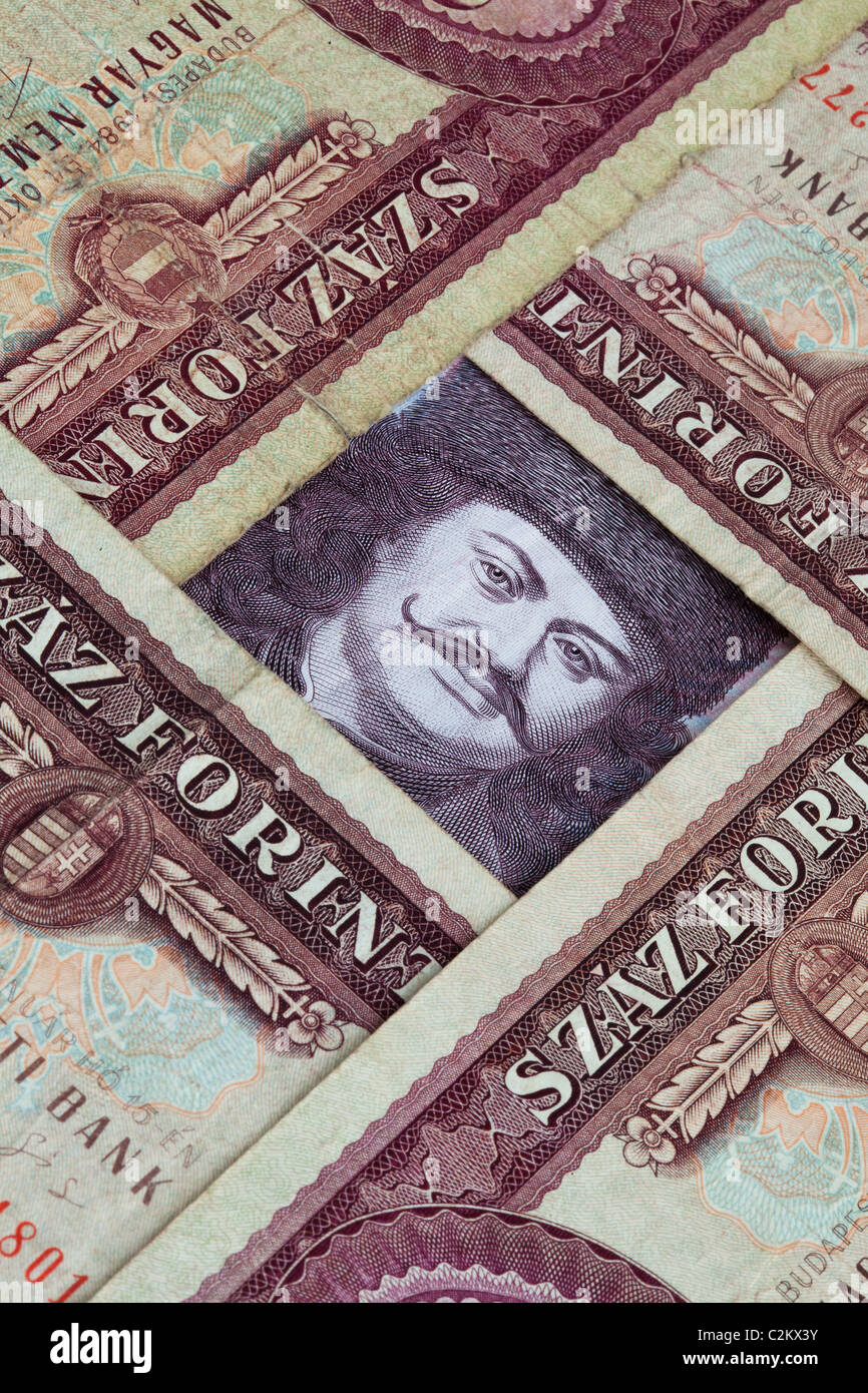 Alte ungarische Forint Stockfoto
