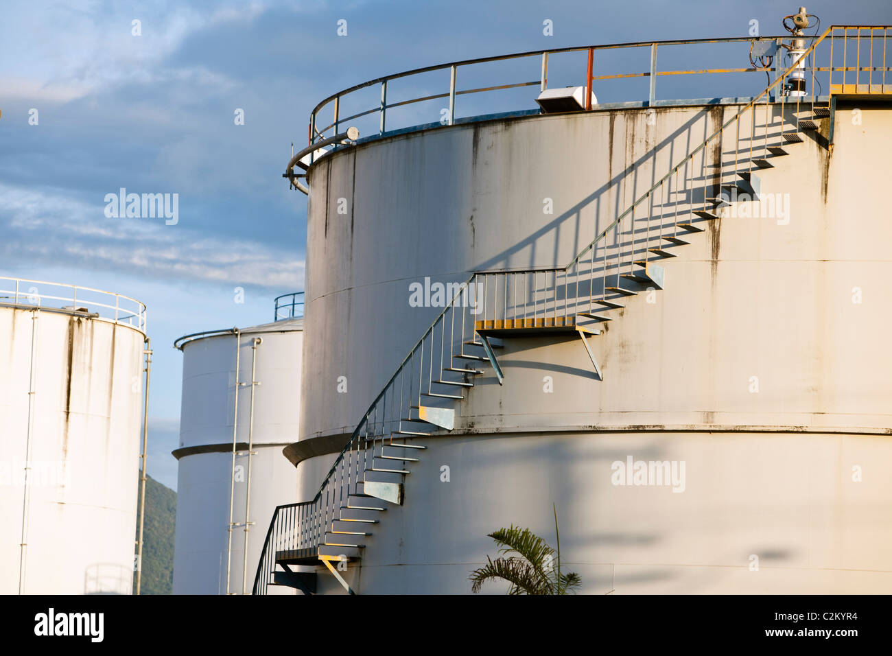 Kraftstofftanks auf Portsmith. Cairns, Queensland, Australien Stockfoto