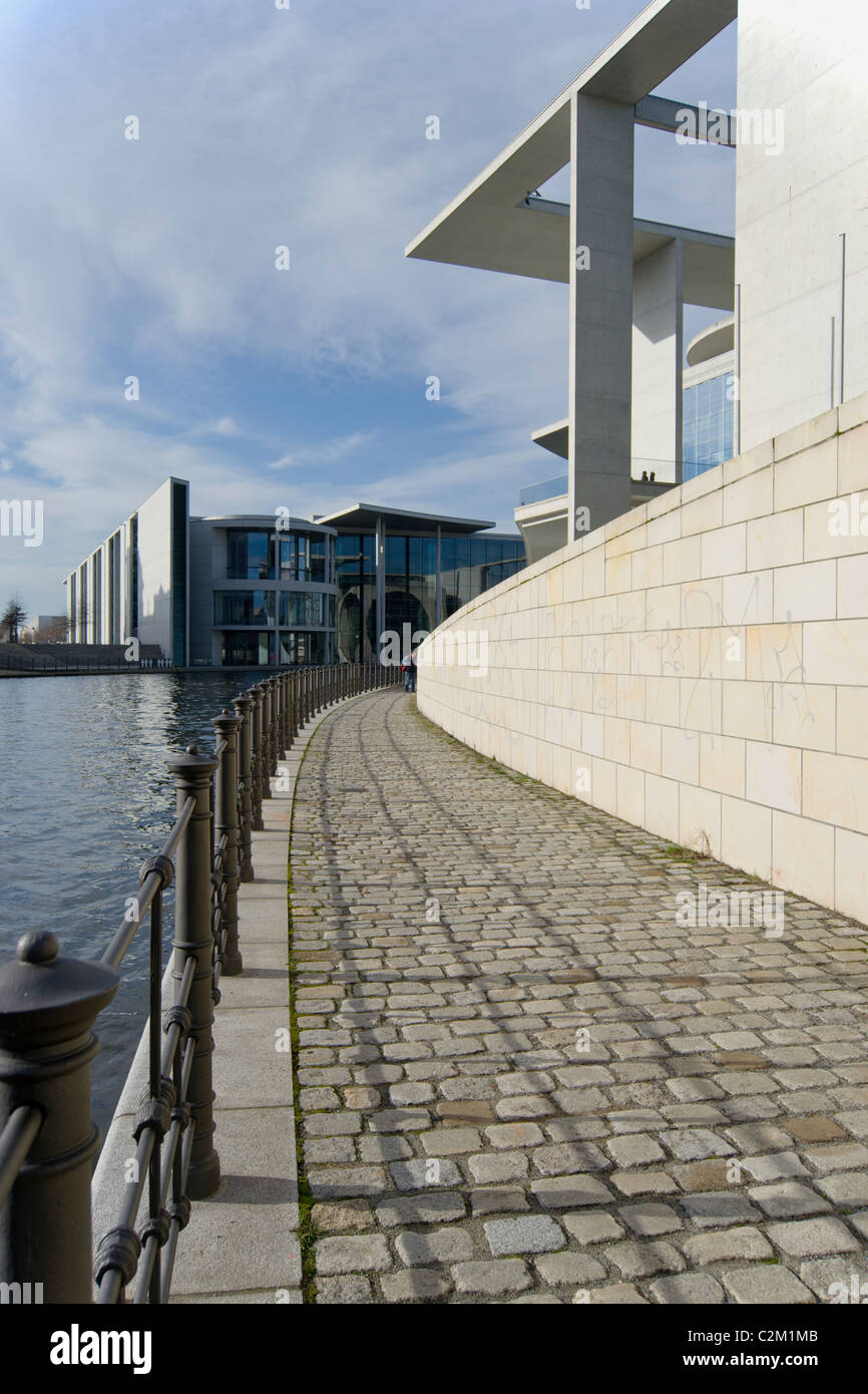 Berlin, Regierungsviertel, Regierungsviertel, deutsche Architektur Stockfoto