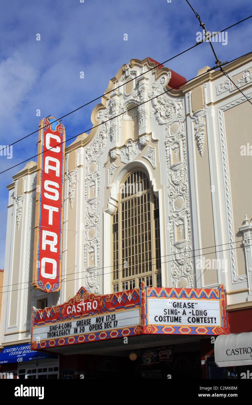 CASTRO Theater CASTRO SAN FRANCISCO USA 10. November 2010 Stockfoto