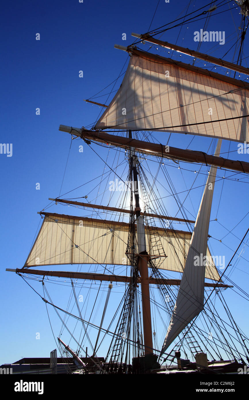 HMS SURPRISE - von MASTER AND COMMANDER FILM SAN DIEGO USA 10. Dezember 2010 Stockfoto