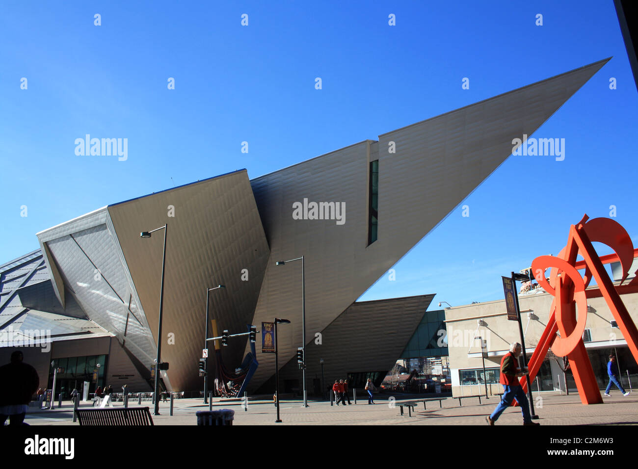 DENVER ART MUSEUM DENVER USA 26. Dezember 2010 Stockfoto