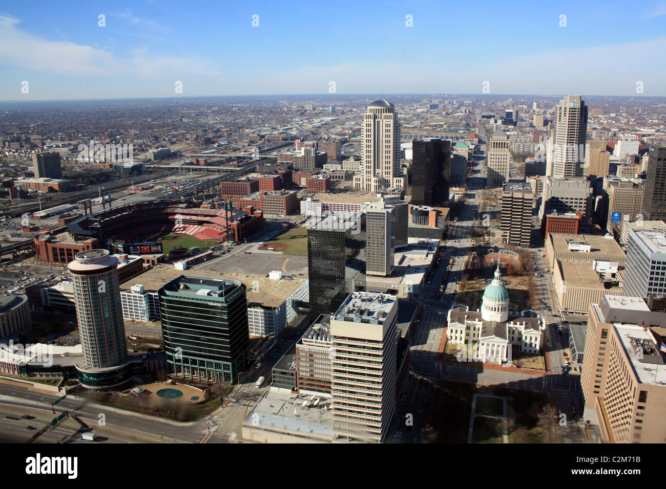 Die Innenstadt von ST. LOUIS ST. LOUIS USA 3. Januar 2011 Stockfoto