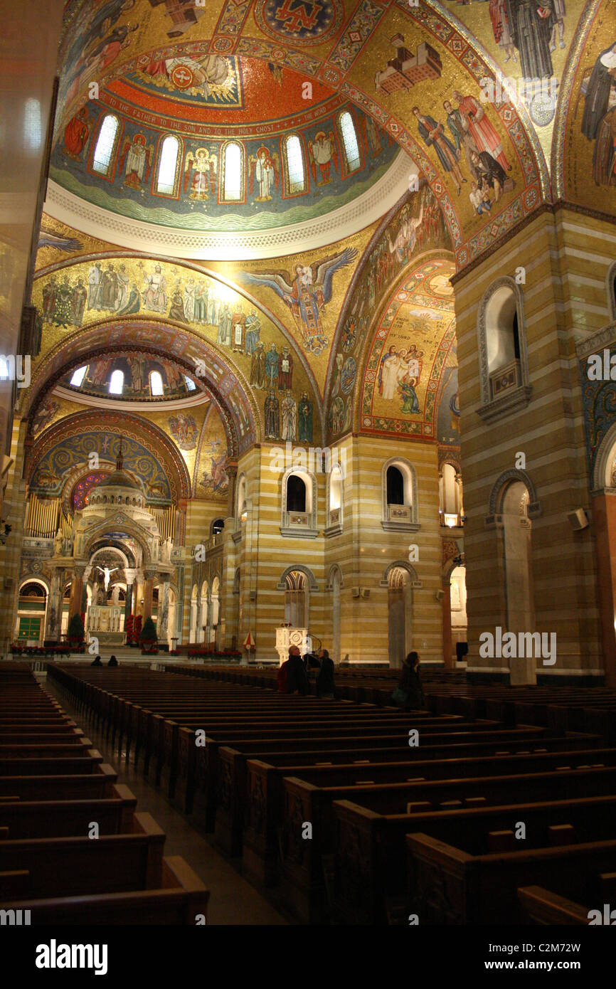 Kathedrale BASILICA OF ST. LOUIS ST. LOUIS USA 3. Januar 2011 Stockfoto