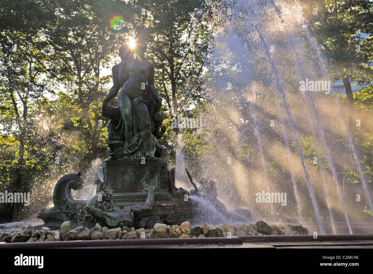 Bailey Brunnen Brooklyn New York NY Stockfoto