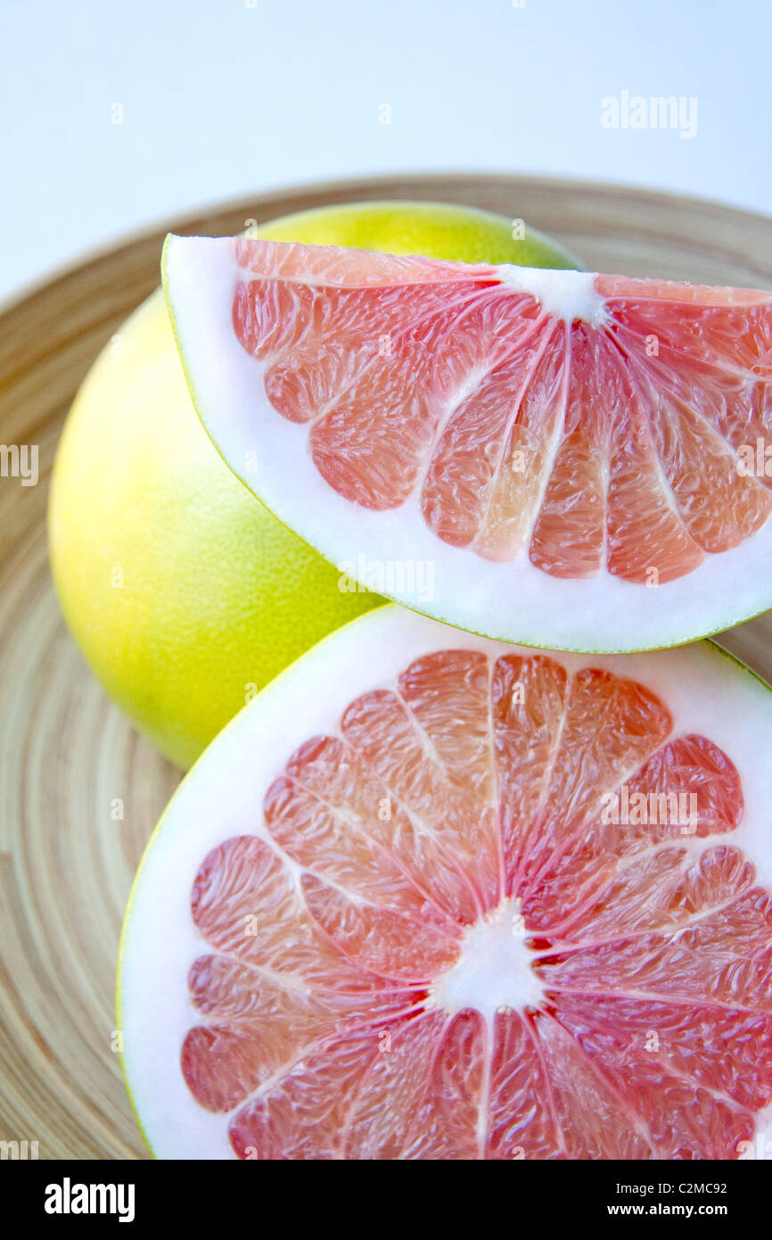 Bio Pomelo Frucht Stockfoto