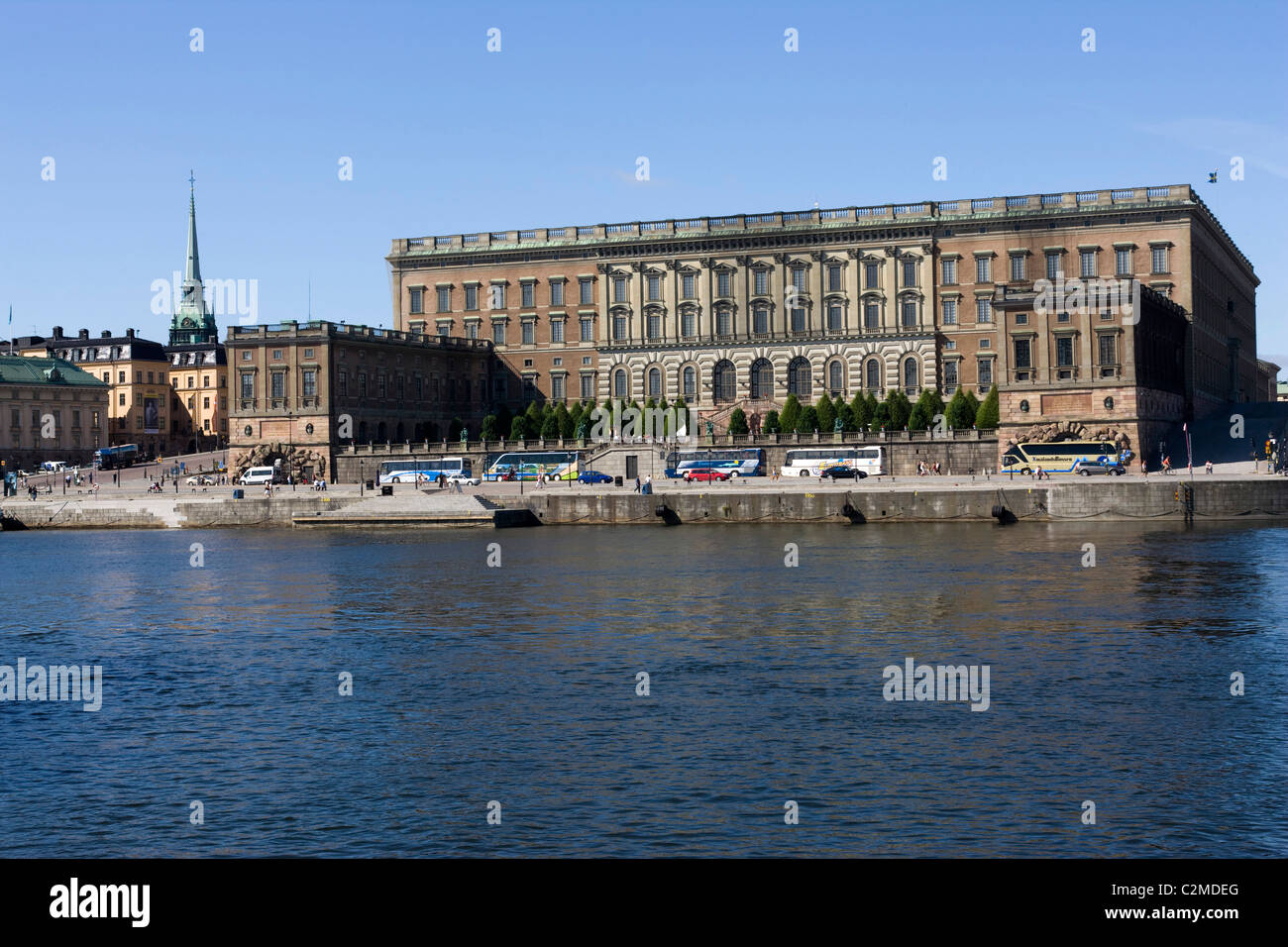 Königliche Schloss (Kungliga Slottet), Stockholm. Stockfoto