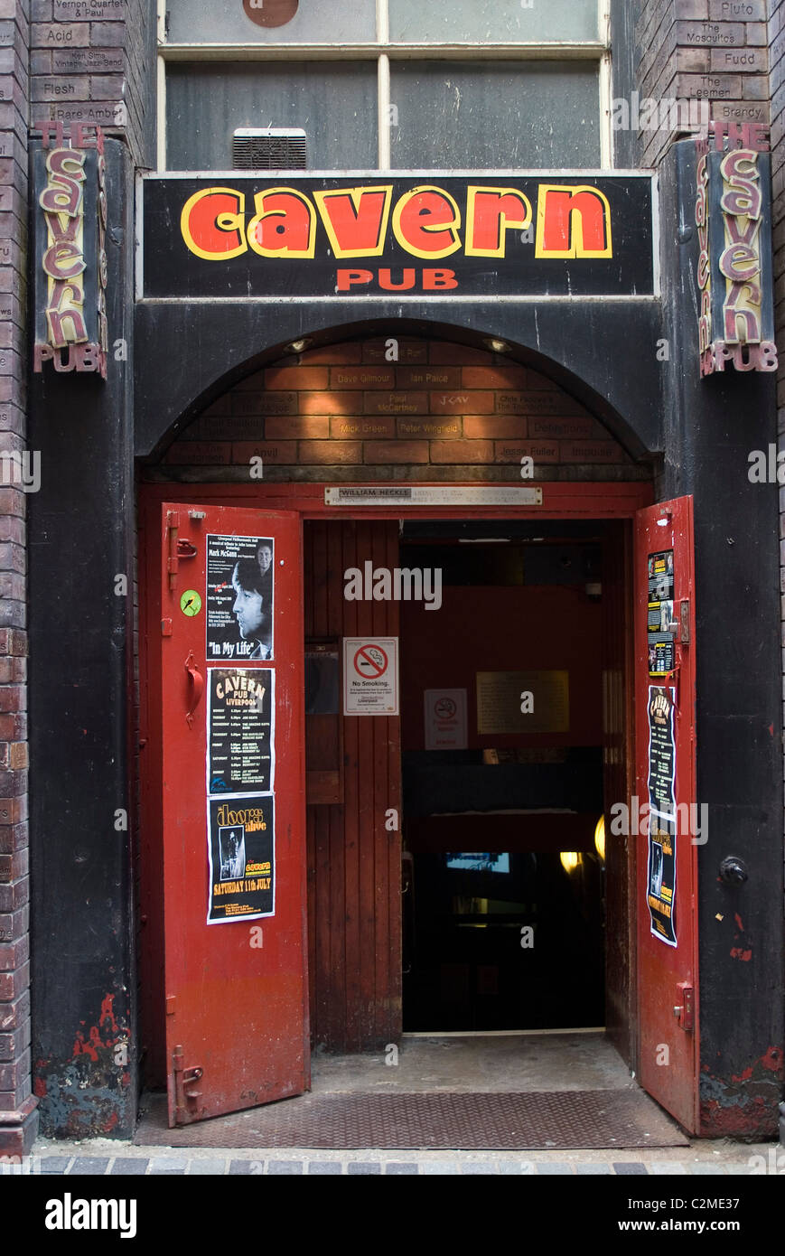Die Cavern Pub auf Matthew Street, Liverpool, Merseyside, England Stockfoto
