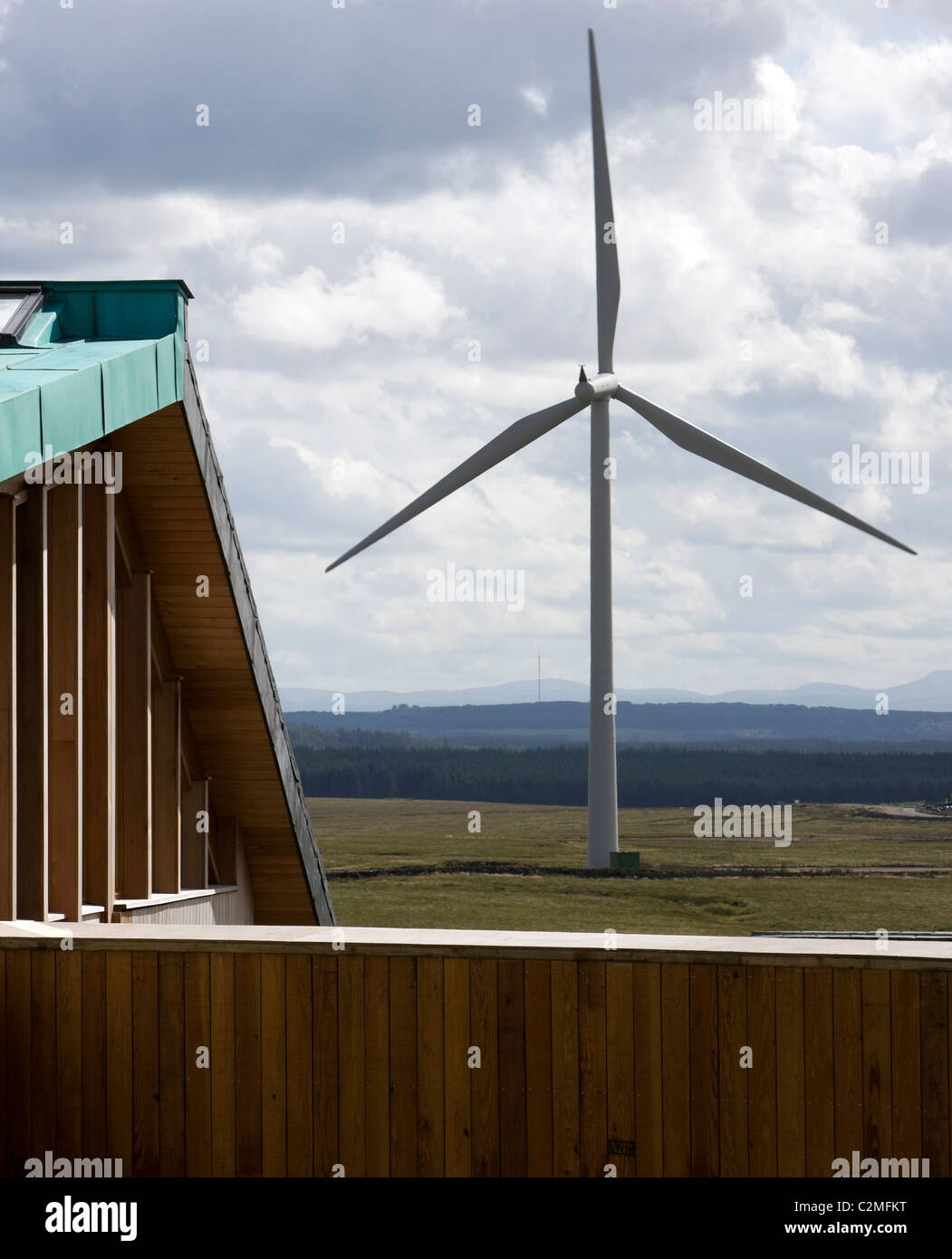 Whitelee Windpark in der Nähe von Glasgow Stockfoto