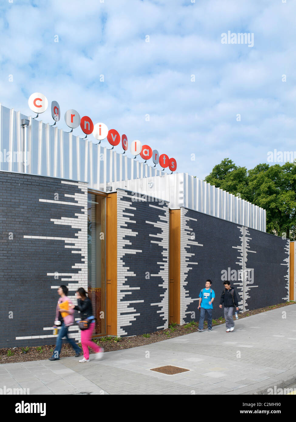 UK Centre for Arts Karneval, Luton. Das Welten erste speziell gebaute Zentrum für Karneval Kunst und Ausbildung. Stockfoto