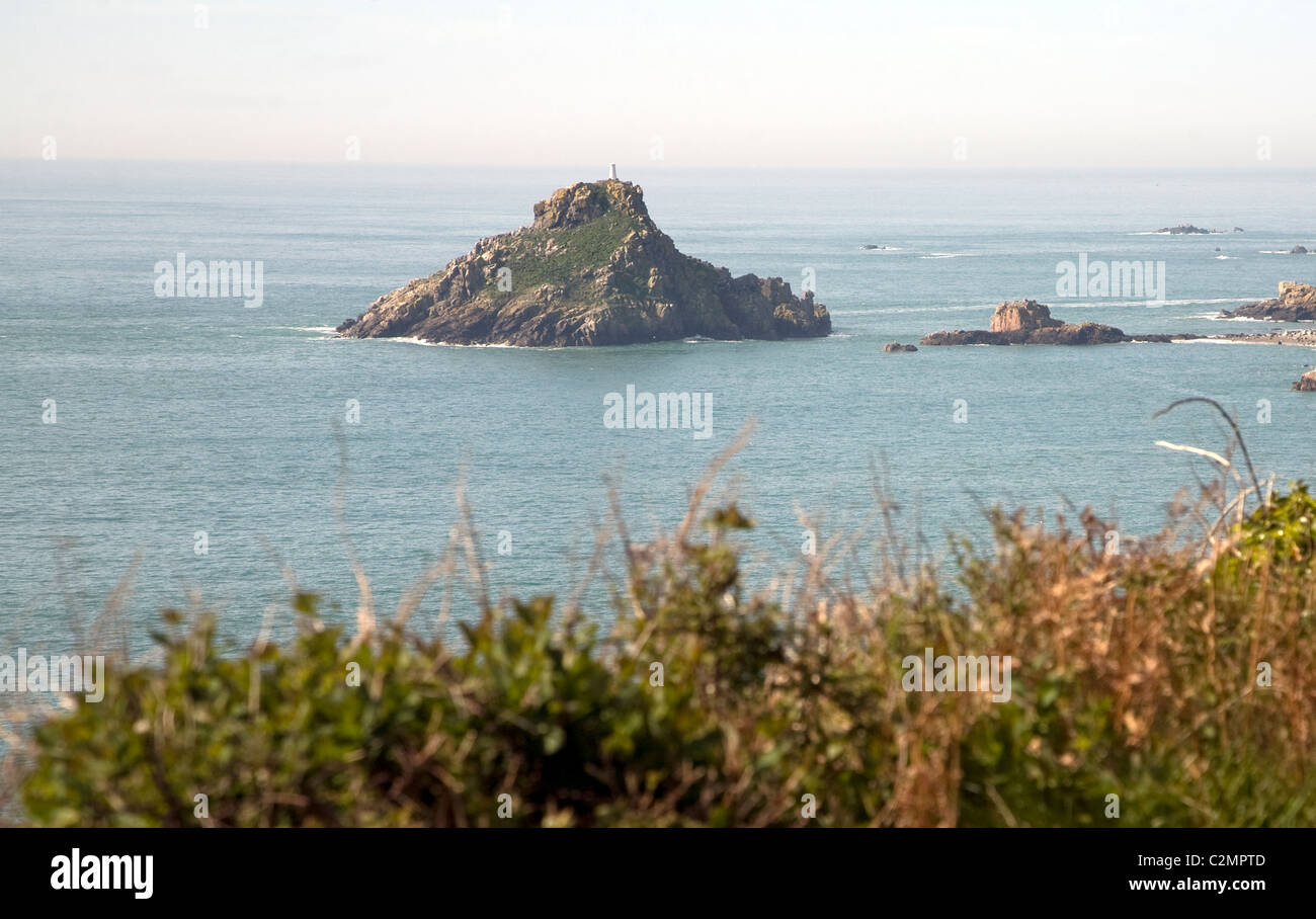 Grande Faunconniere Insel Herm Island Kanalinseln Stockfoto