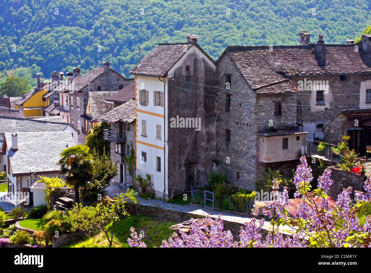 Valle Onsernone Stockfoto