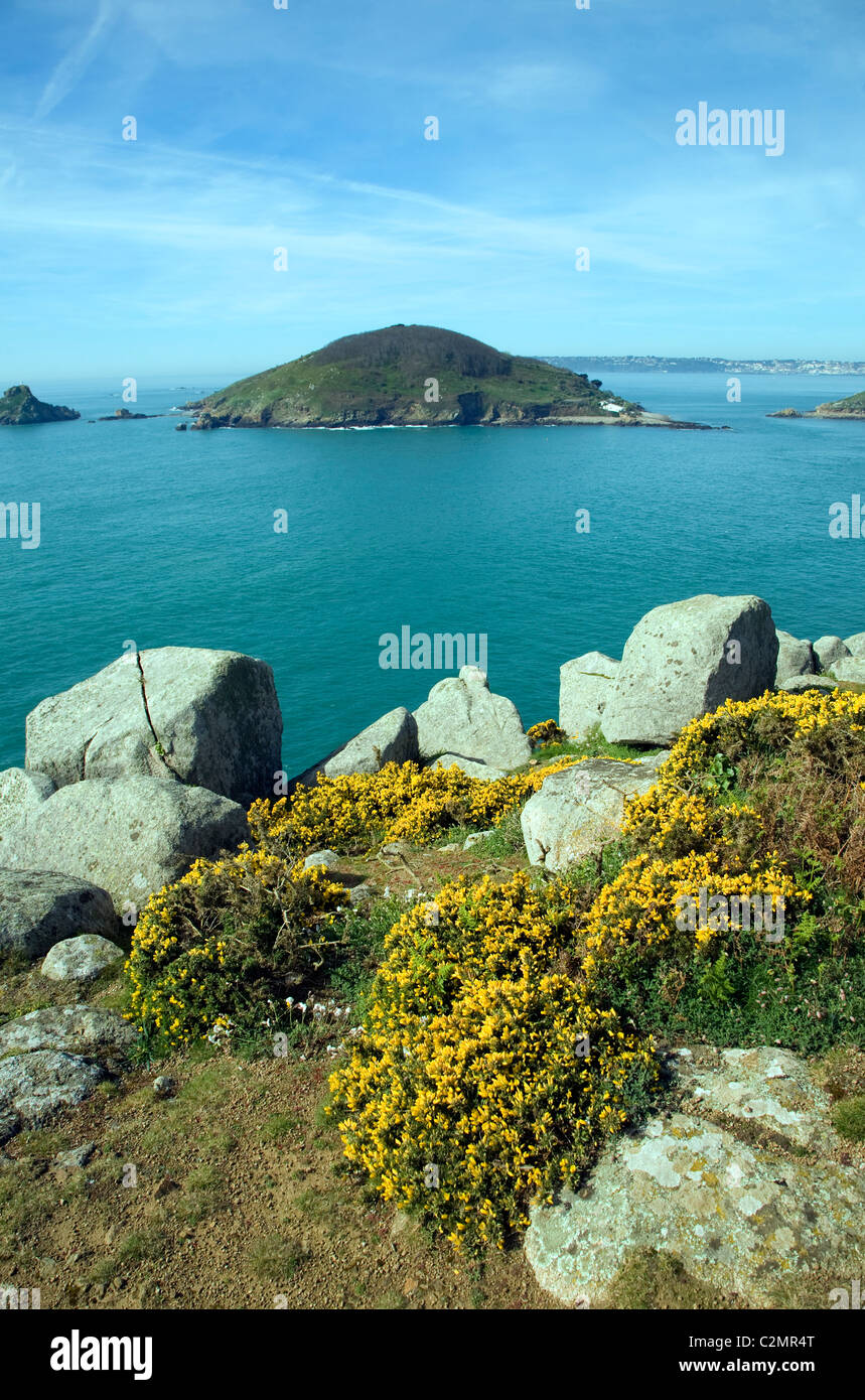 Jethou Insel von Herm, Kanalinseln, Großbritannien Stockfoto