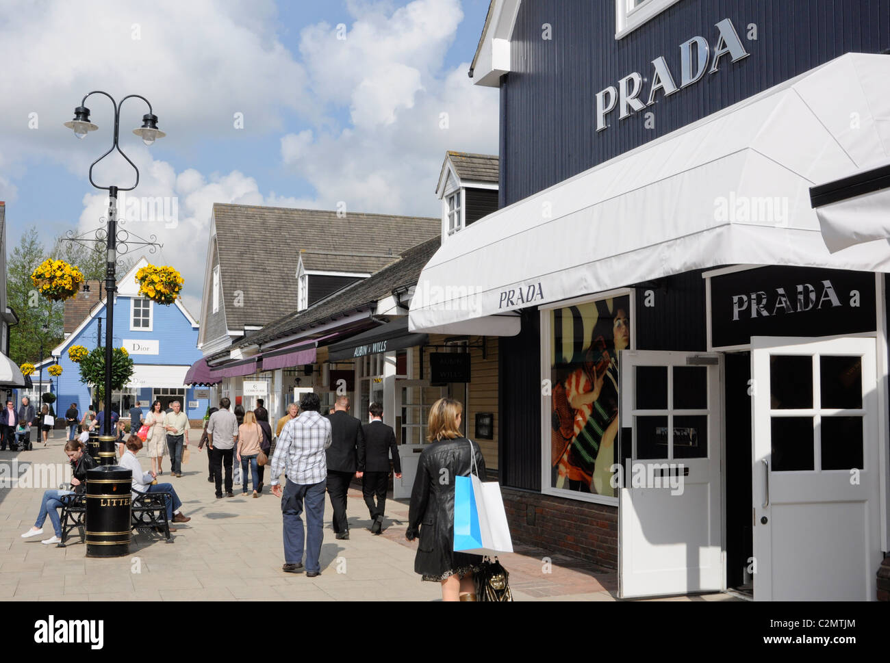 Maasmechelen Village, behauptete, der führende Designer Outlet shopping-Destination in Europa zu sein. Bicester. Oxfordshire, England. Stockfoto