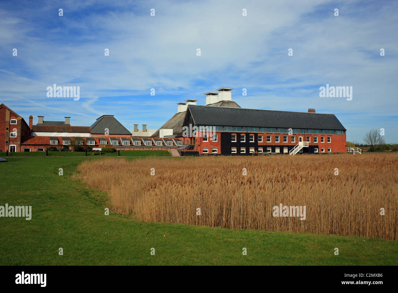 Snape Maltings, Snape, Leiston, Suffolk, England, Großbritannien Stockfoto