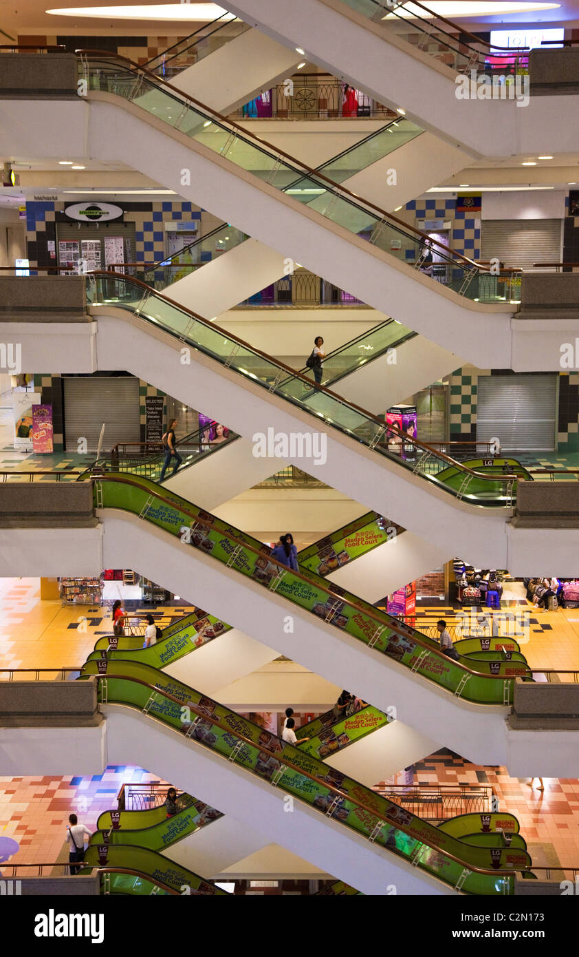 Einkaufszentrum in Kuala Lumpur Stockfoto